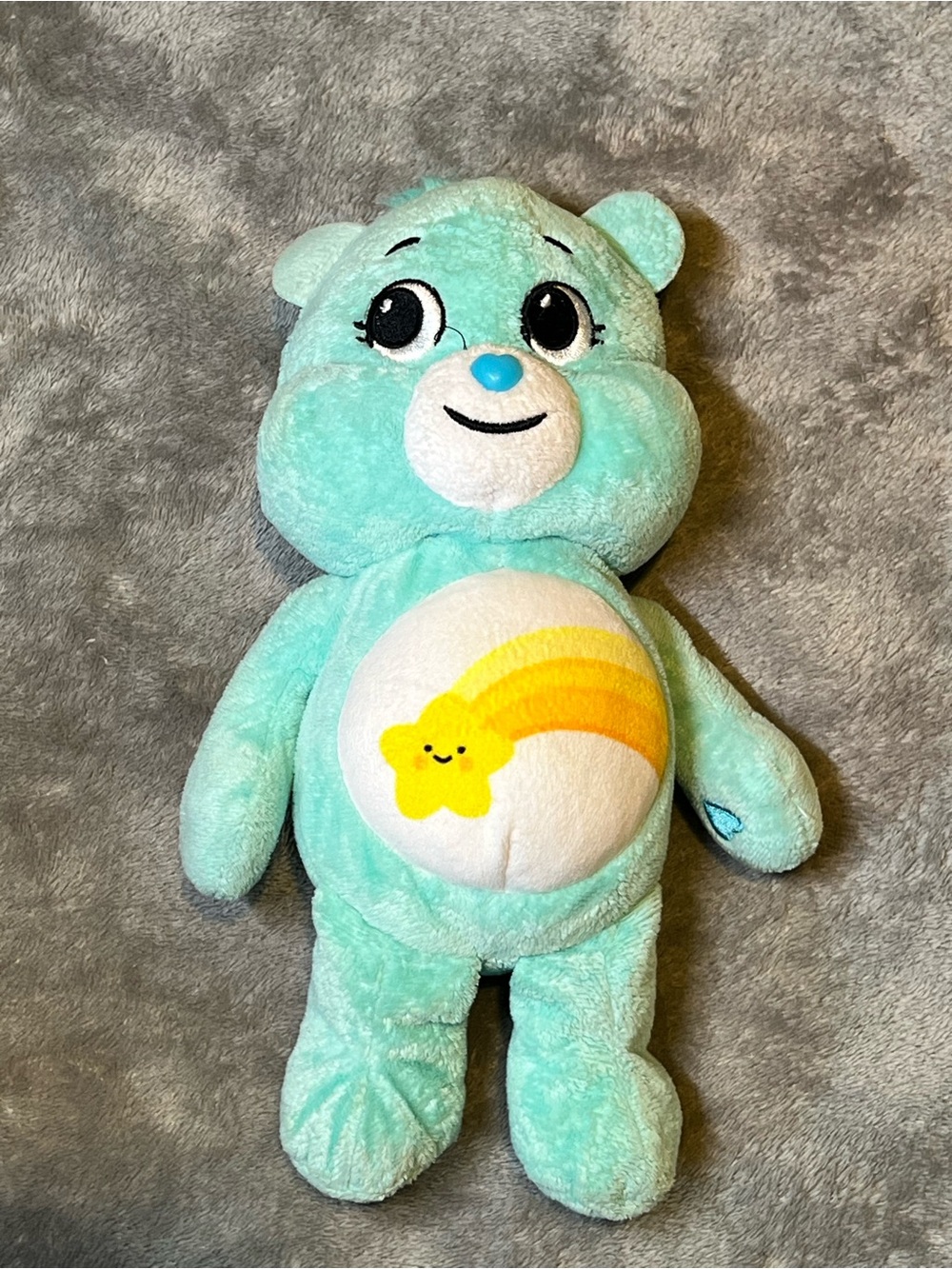 Care Bears Mint Green Star Rainbow Belly Plush Toy